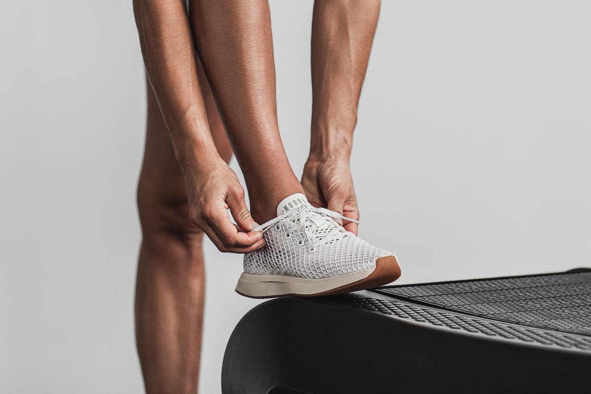 Chaussures Running Nobull Mesh Runner Femme Blanche | YJ4276351