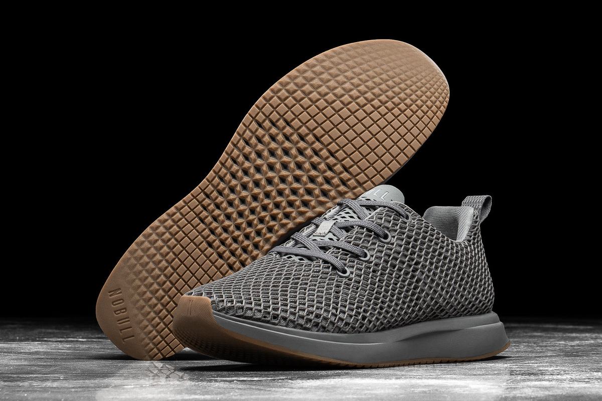 Chaussures Running Nobull Mesh Runner Femme Grise | ZK0495136