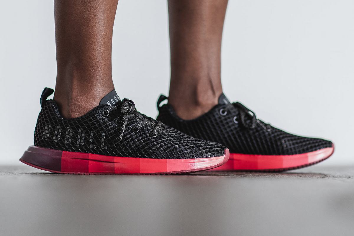 Chaussures Running Nobull Mesh Runner Femme Noir | ZL0427198