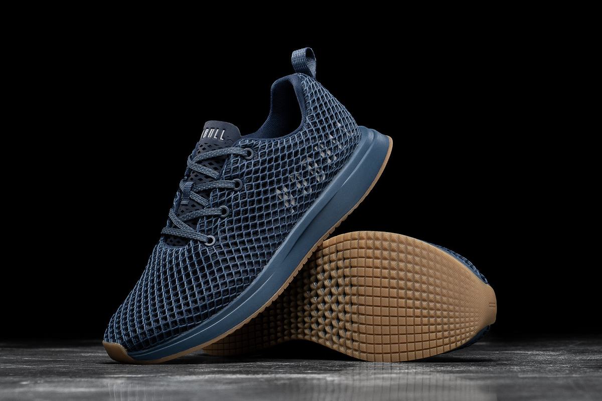 Chaussures Running Nobull Mesh Runner Femme Bleu Marine | ZY6743910