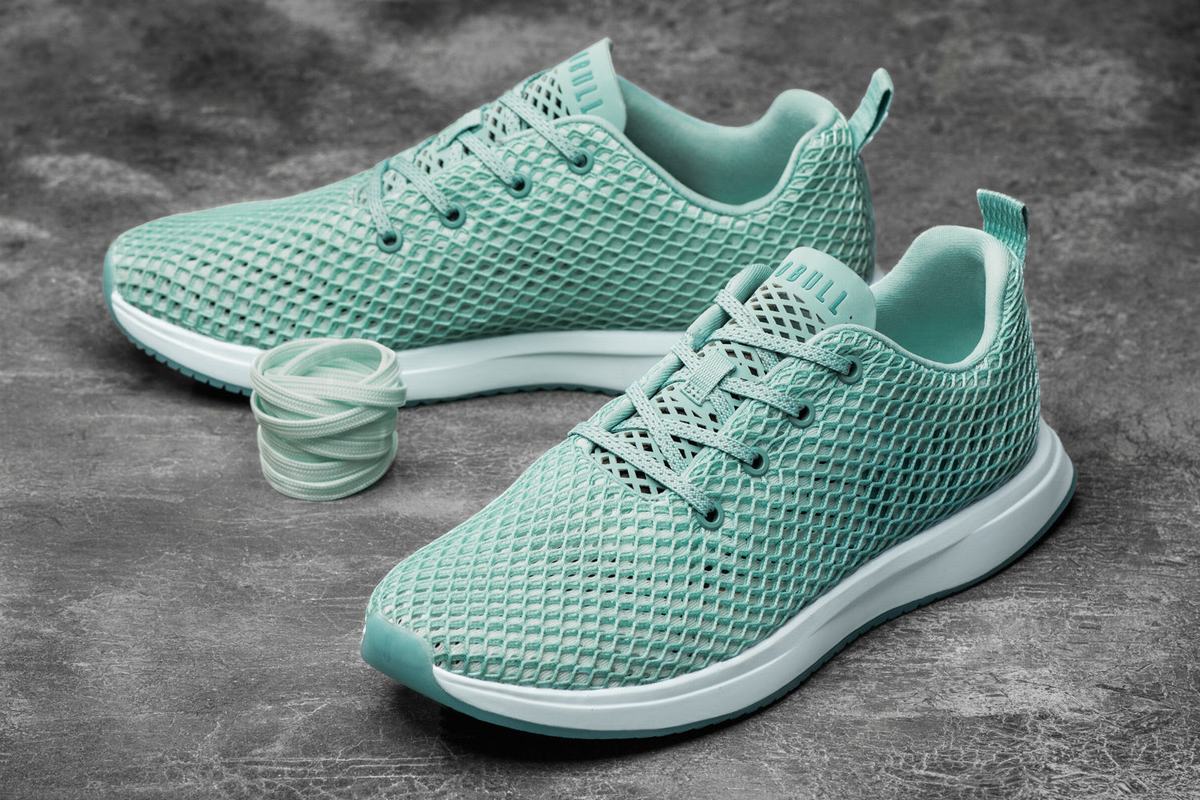 Chaussures Running Nobull Mesh Runner Homme Turquoise Clair | AQ6543917