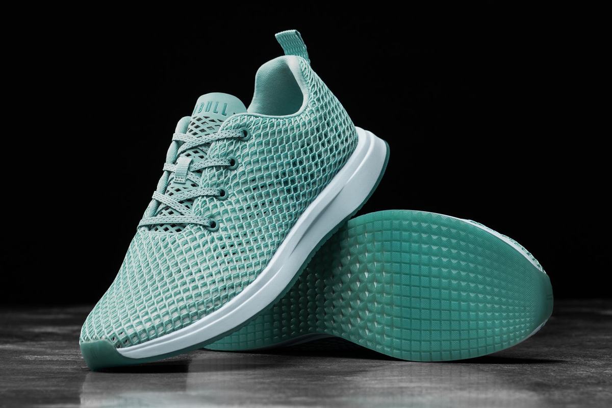 Chaussures Running Nobull Mesh Runner Homme Turquoise Clair | AQ6543917