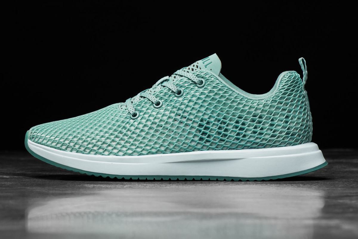 Chaussures Running Nobull Mesh Runner Homme Turquoise Clair | AQ6543917