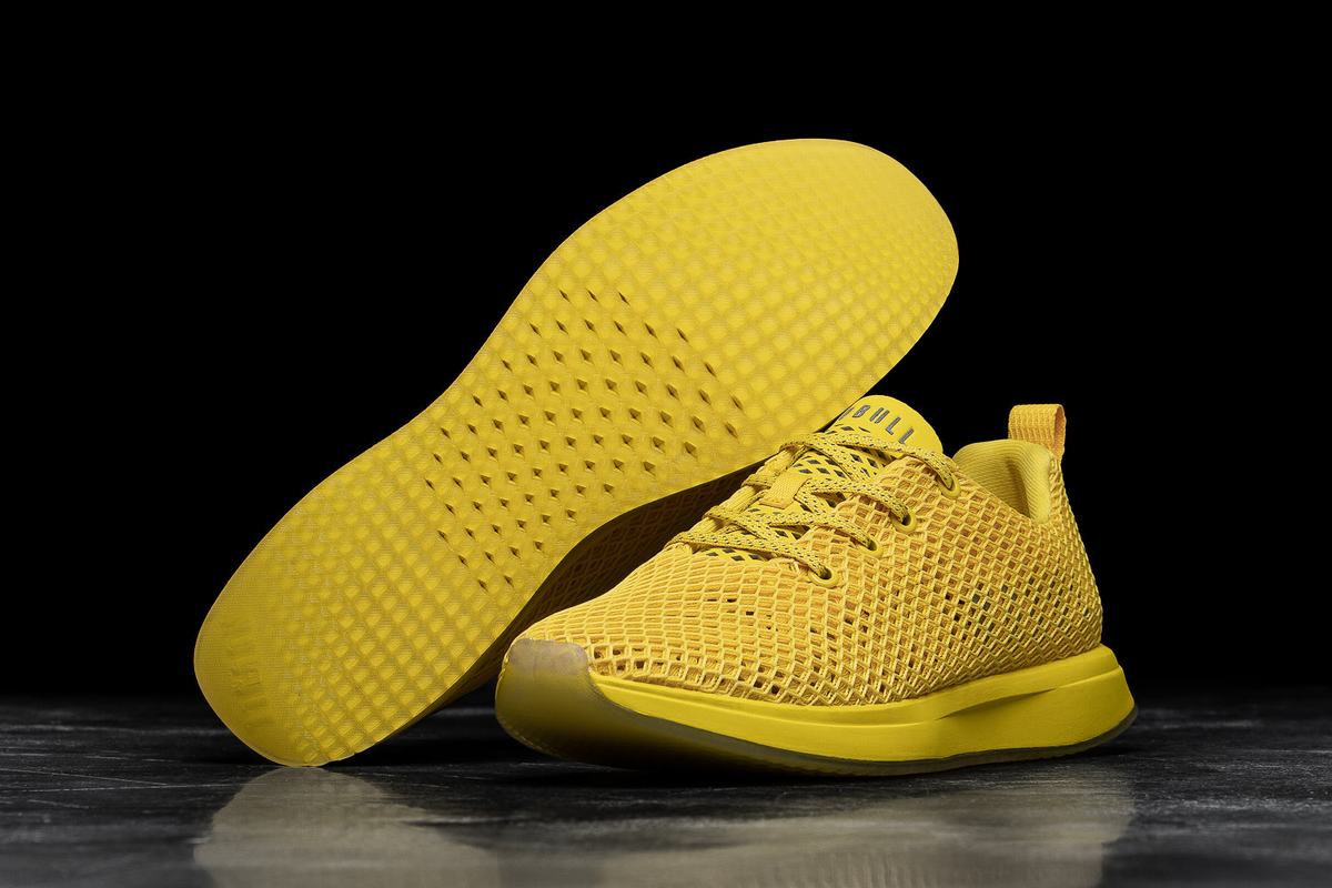 Chaussures Running Nobull Mesh Runner Homme Jaune | DR3498761