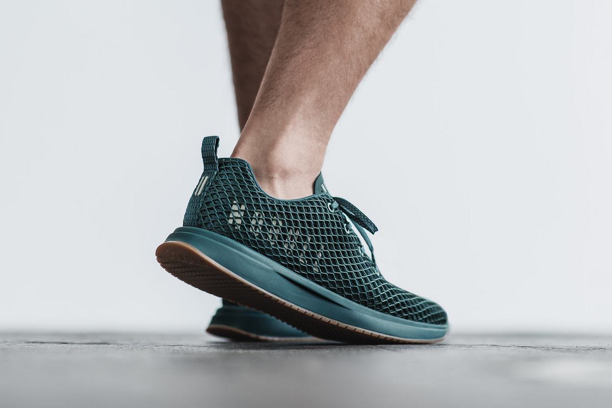 Chaussures Running Nobull Mesh Runner Homme Turquoise Foncé | EC9217634