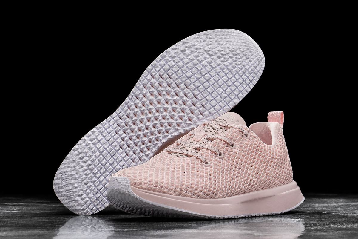 Chaussures Running Nobull Mesh Runner Homme Rose | EK2581467