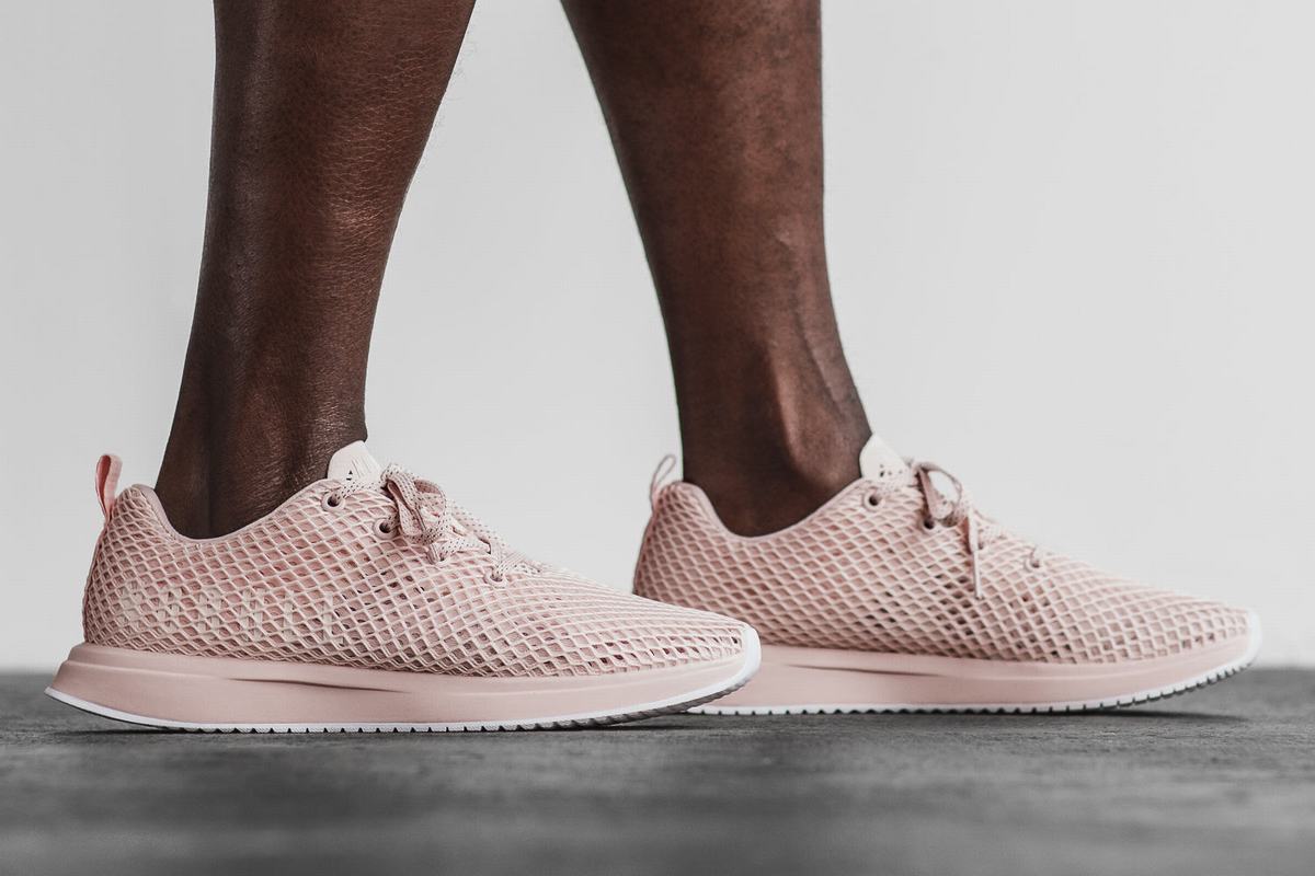 Chaussures Running Nobull Mesh Runner Homme Rose | EK2581467