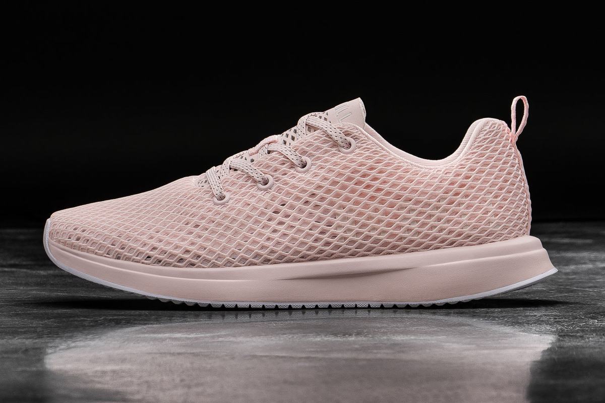 Chaussures Running Nobull Mesh Runner Homme Rose | EK2581467