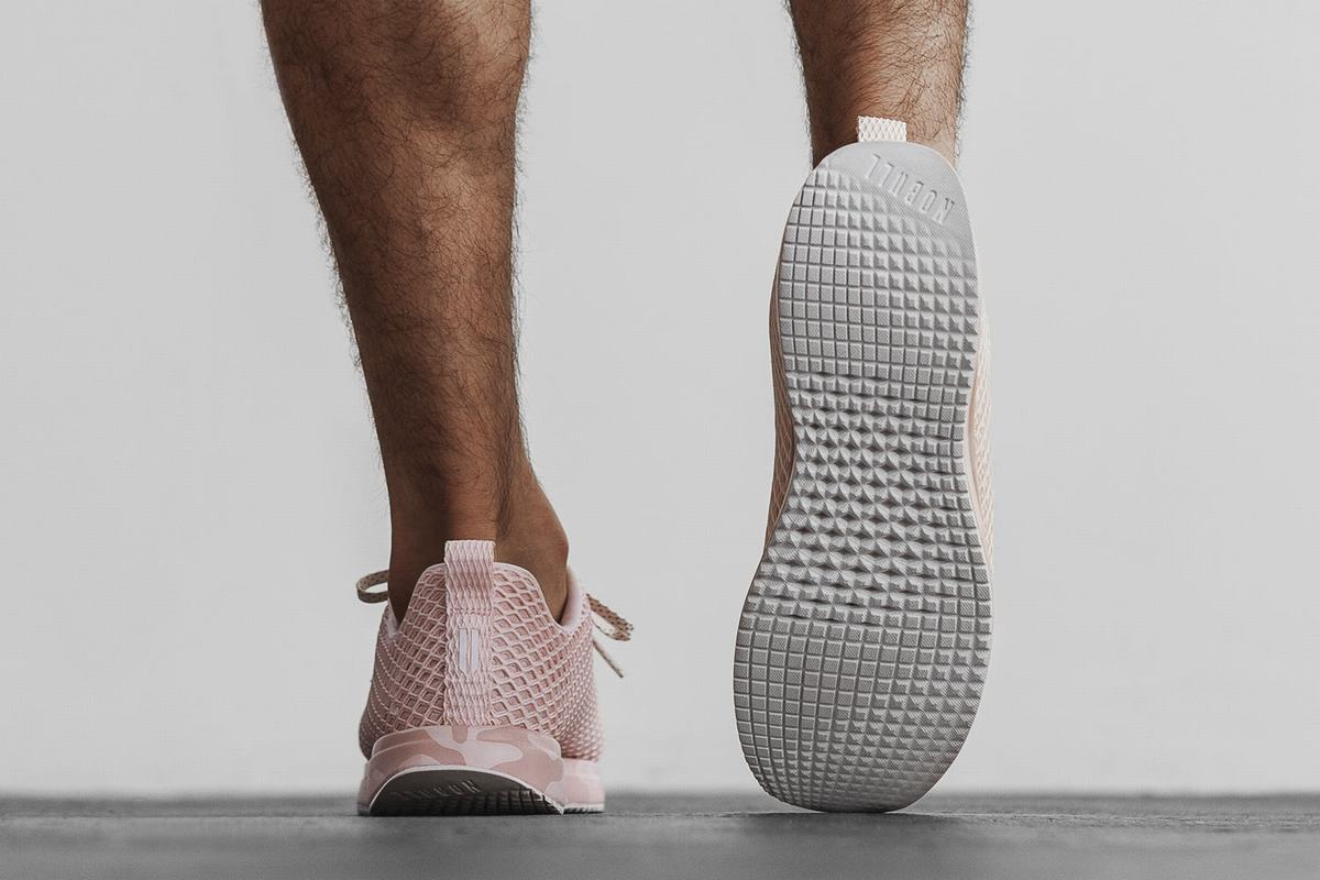 Chaussures Running Nobull Mesh Runner Homme Rose Camouflage | EQ9418063