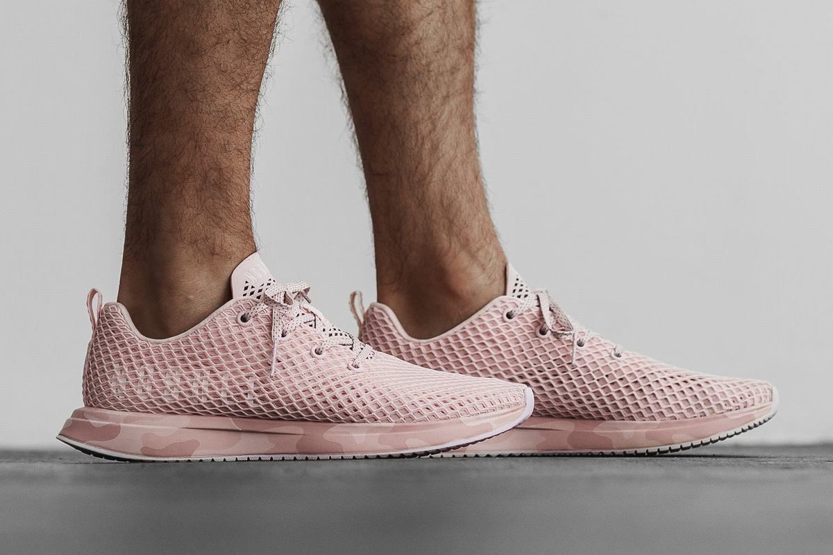 Chaussures Running Nobull Mesh Runner Homme Rose Camouflage | EQ9418063