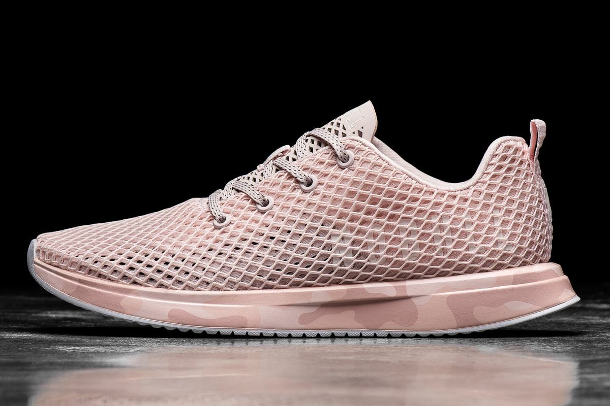 Chaussures Running Nobull Mesh Runner Homme Rose Camouflage | EQ9418063