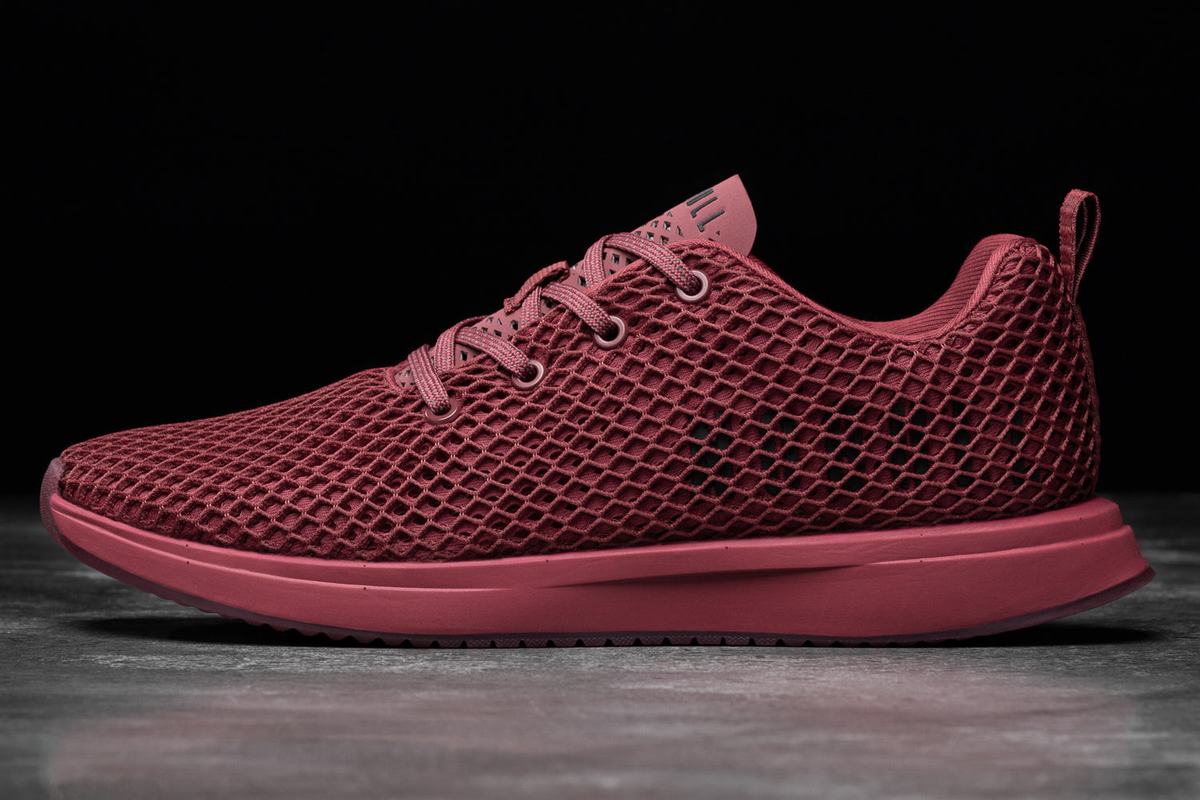 Chaussures Running Nobull Mesh Runner Homme Bordeaux | ER9547602
