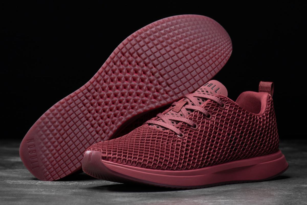 Chaussures Running Nobull Mesh Runner Homme Bordeaux | ER9547602