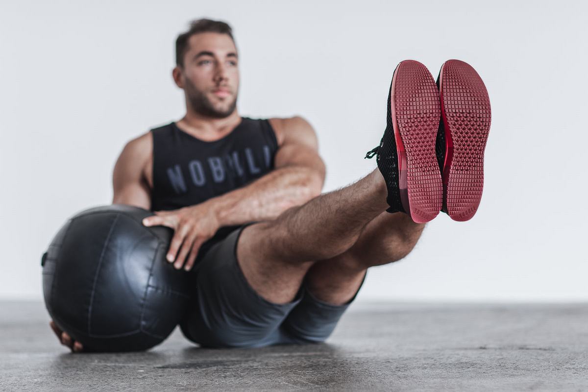 Chaussures Running Nobull Mesh Runner Homme Noir | KG0459238