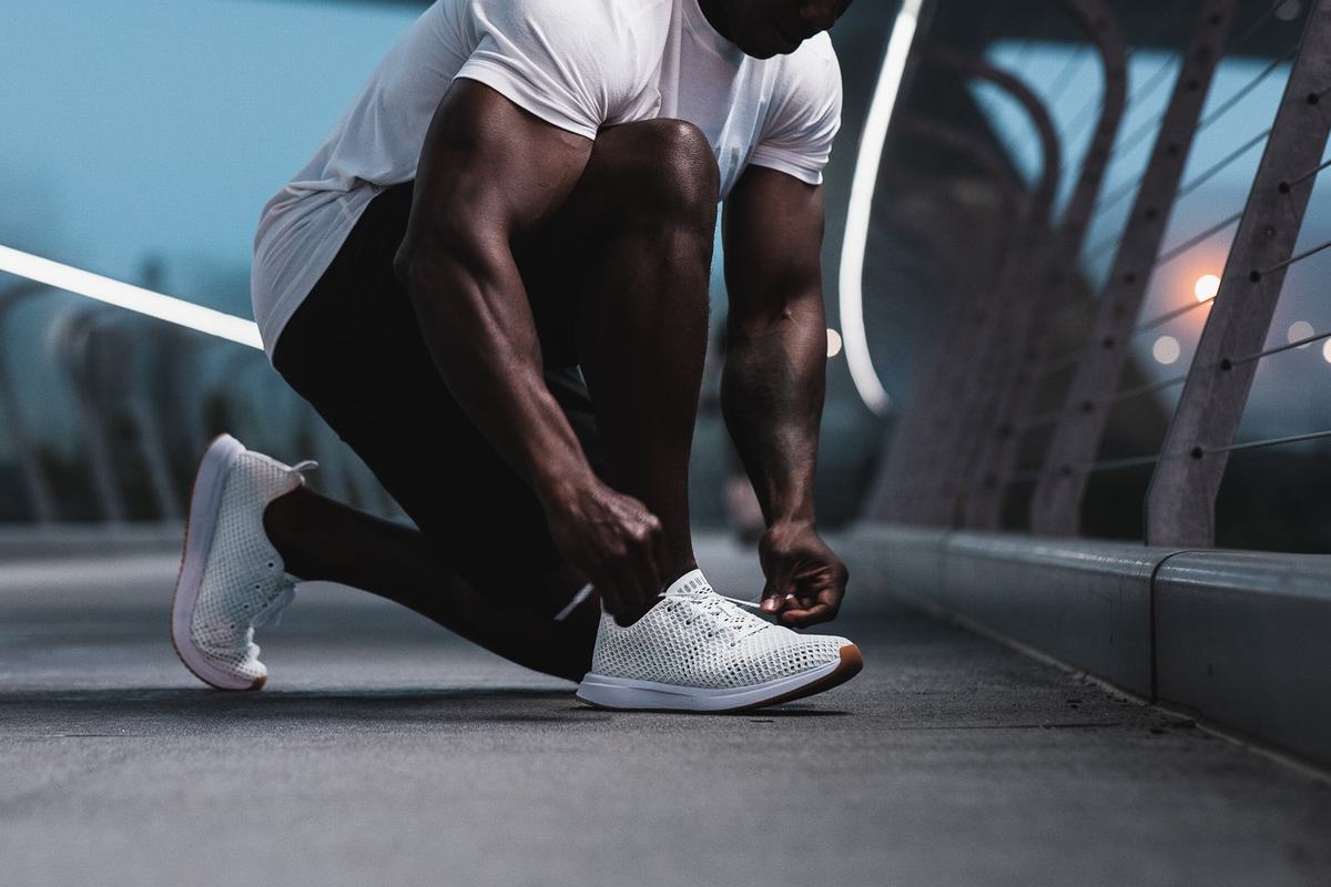 Chaussures Running Nobull Mesh Runner Homme Blanche | KP8794302