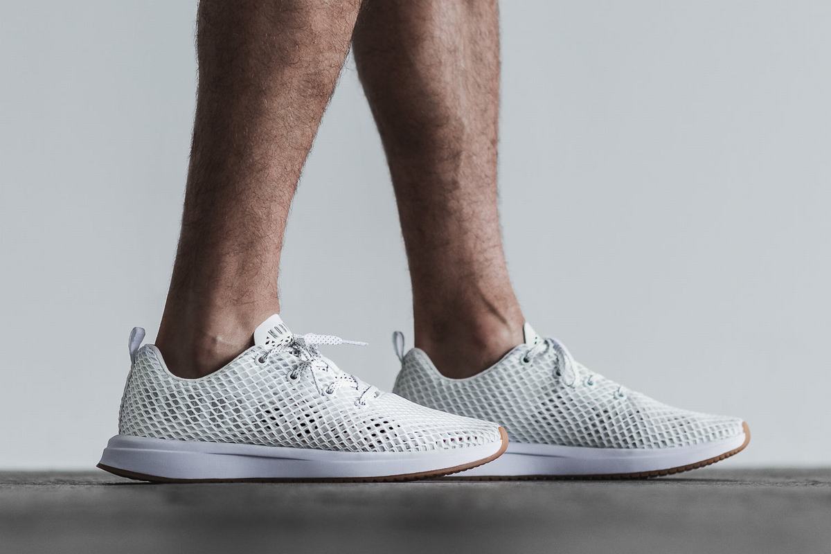 Chaussures Running Nobull Mesh Runner Homme Blanche | KP8794302