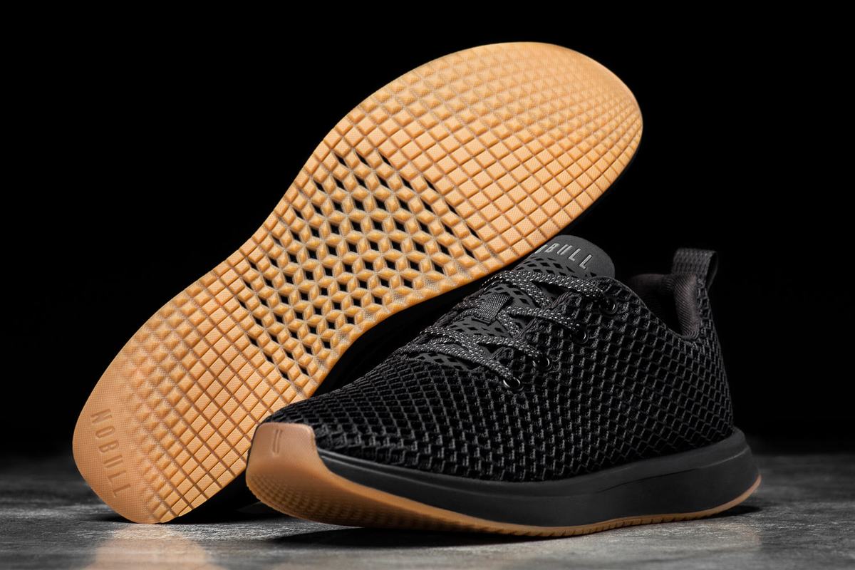Chaussures Running Nobull Mesh Runner Homme Noir | OM5170683