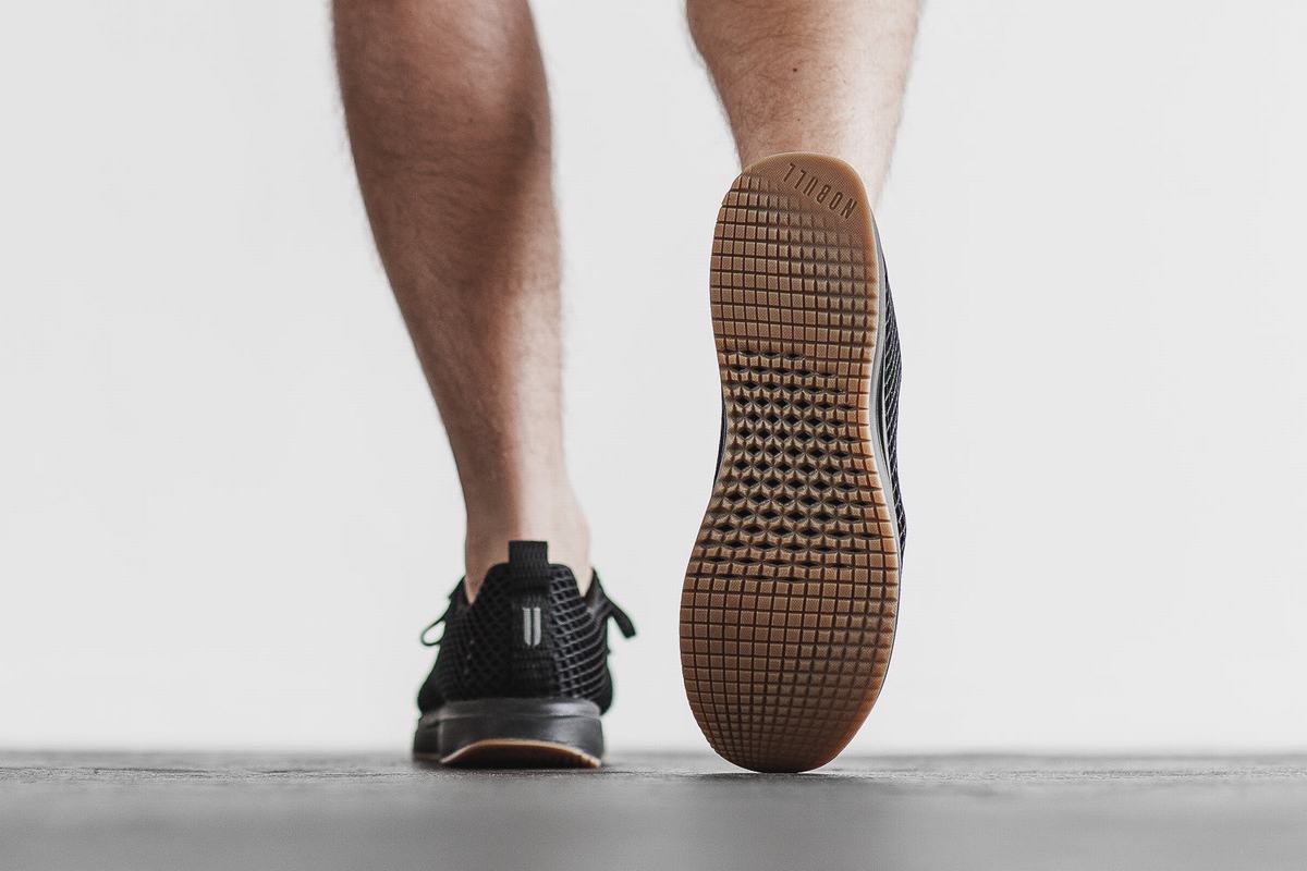 Chaussures Running Nobull Mesh Runner Homme Noir | OM5170683