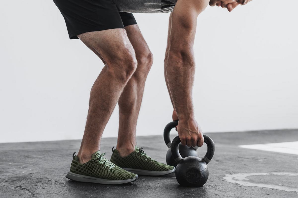 Chaussures Running Nobull Mesh Runner Homme Vert Olive | PN0652318