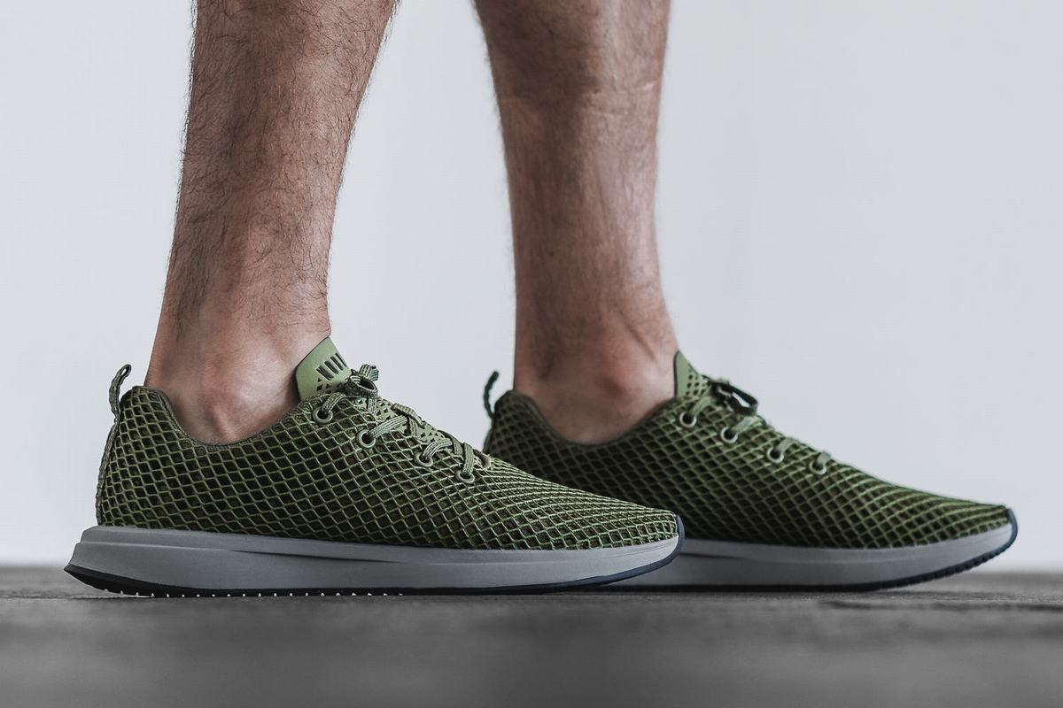 Chaussures Running Nobull Mesh Runner Homme Vert Olive | PN0652318