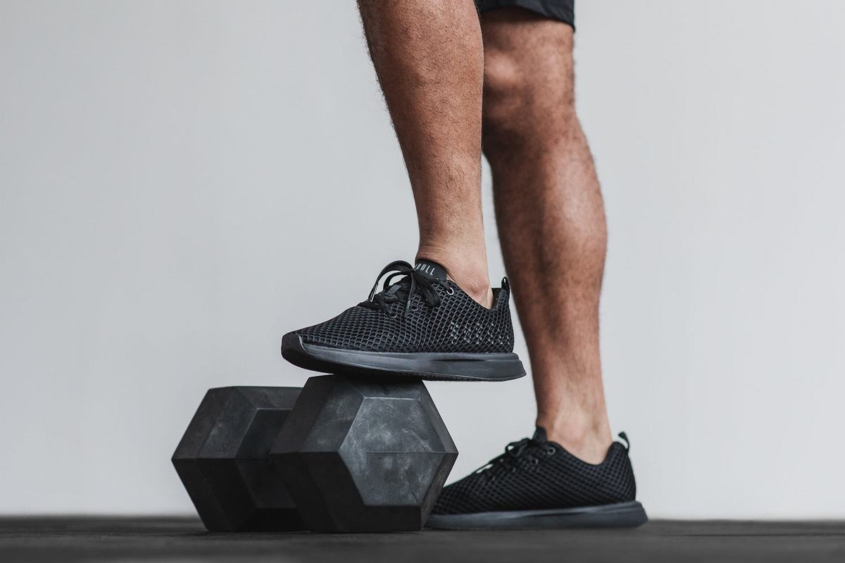 Chaussures Running Nobull Mesh Runner Homme Noir | QU8715943
