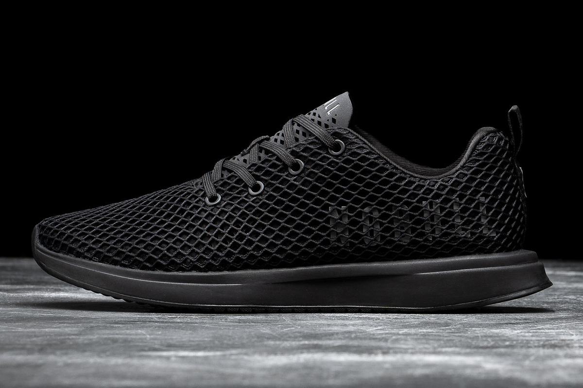 Chaussures Running Nobull Mesh Runner Homme Noir | QU8715943