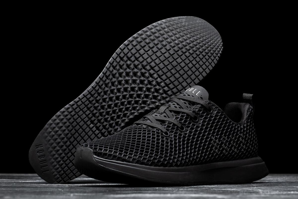 Chaussures Running Nobull Mesh Runner Homme Noir | QU8715943