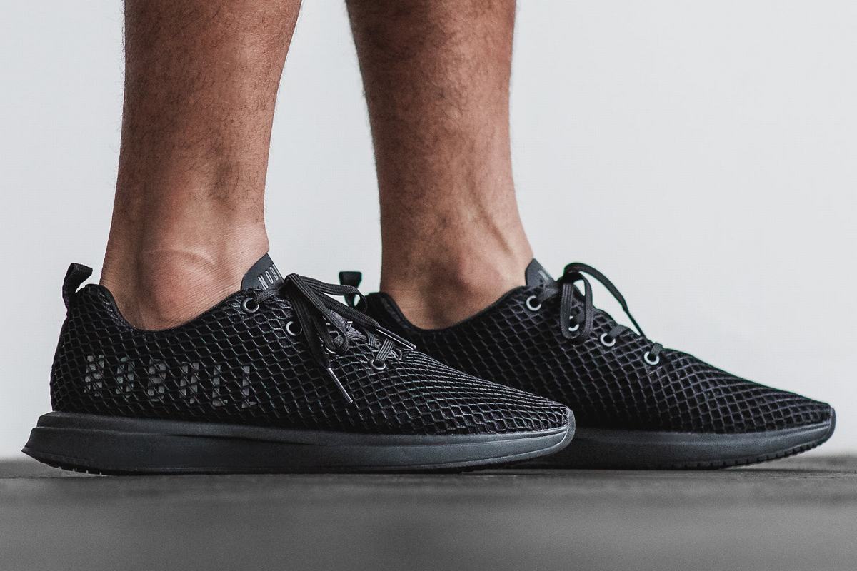Chaussures Running Nobull Mesh Runner Homme Noir | QU8715943