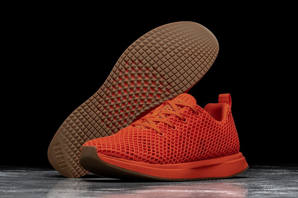 Chaussures Running Nobull Mesh Runner Homme Orange | XK7906235