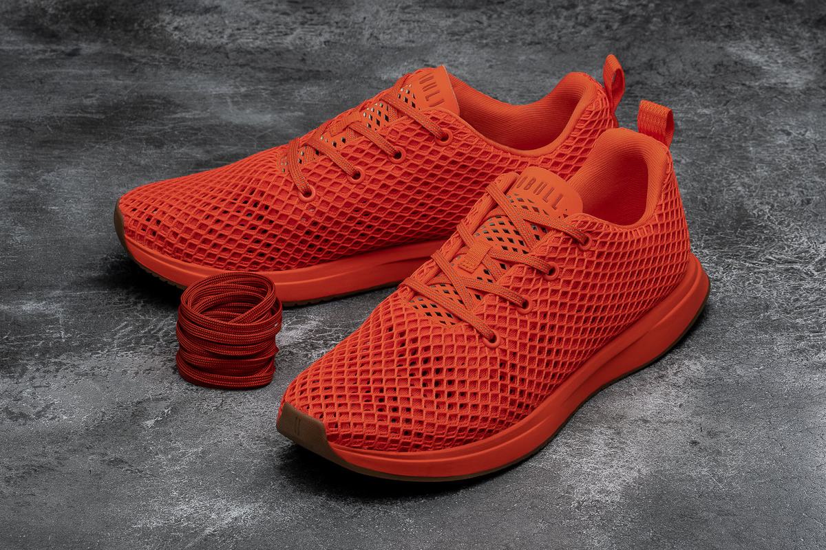 Chaussures Running Nobull Mesh Runner Homme Orange | XK7906235