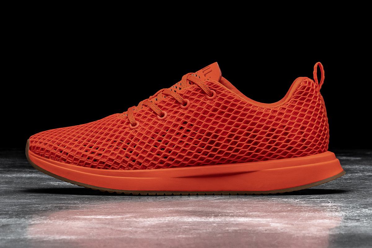 Chaussures Running Nobull Mesh Runner Homme Orange | XK7906235