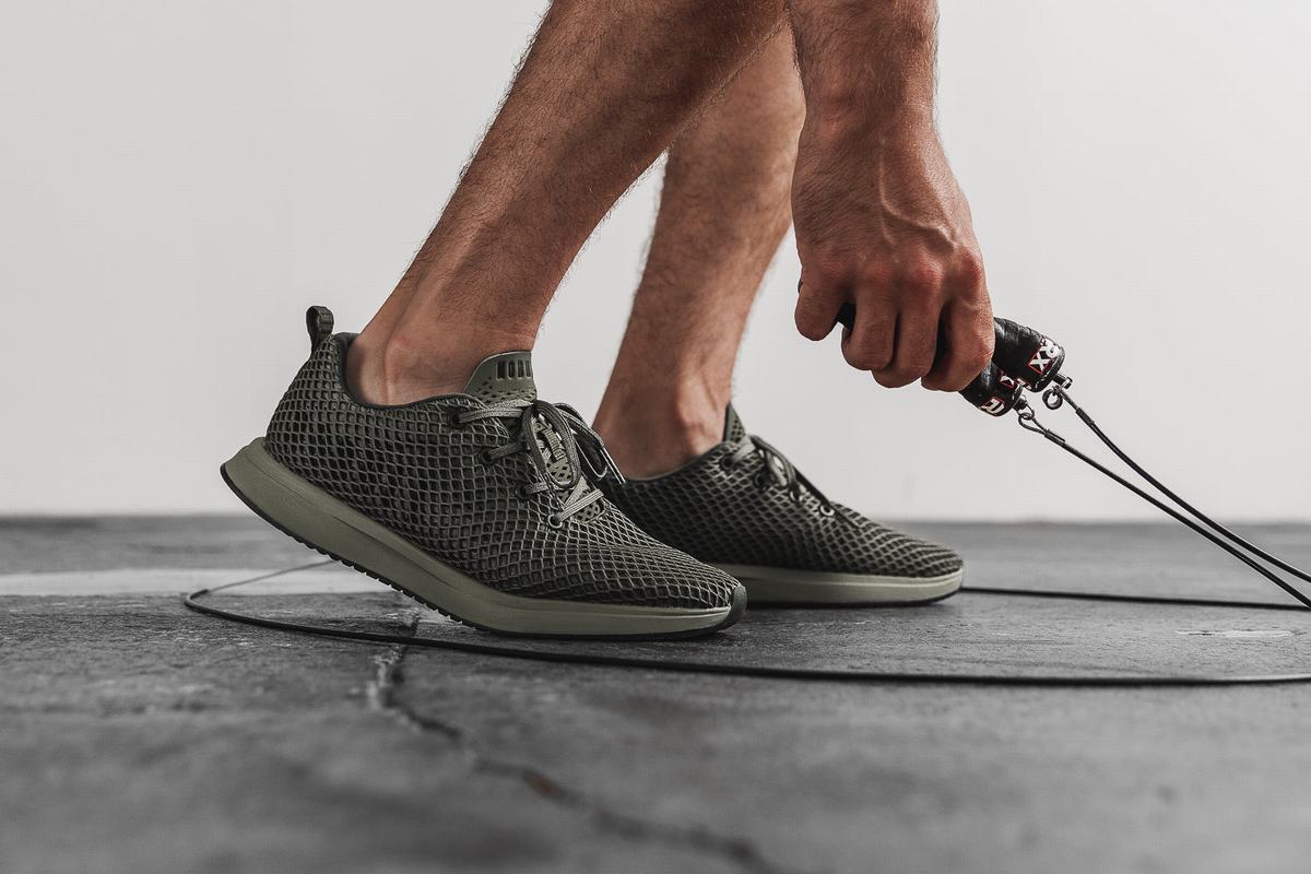 Chaussures Running Nobull Mesh Runner Homme Vert Olive Foncé | YN9407138