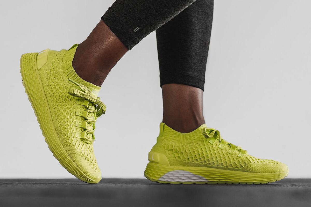 Chaussures Running Nobull Neon Knit Runner Femme Vert Clair | AR5190368