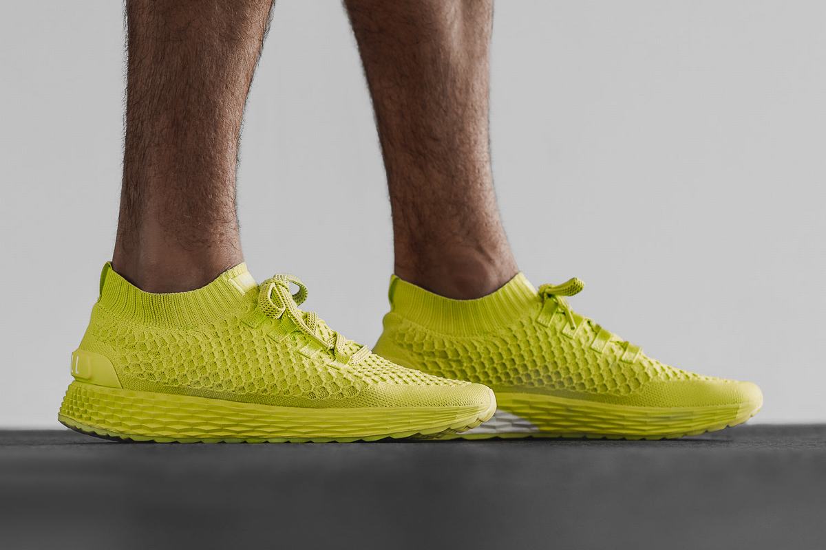 Chaussures Running Nobull Neon Knit Runner Homme Vert Clair | DU4279183