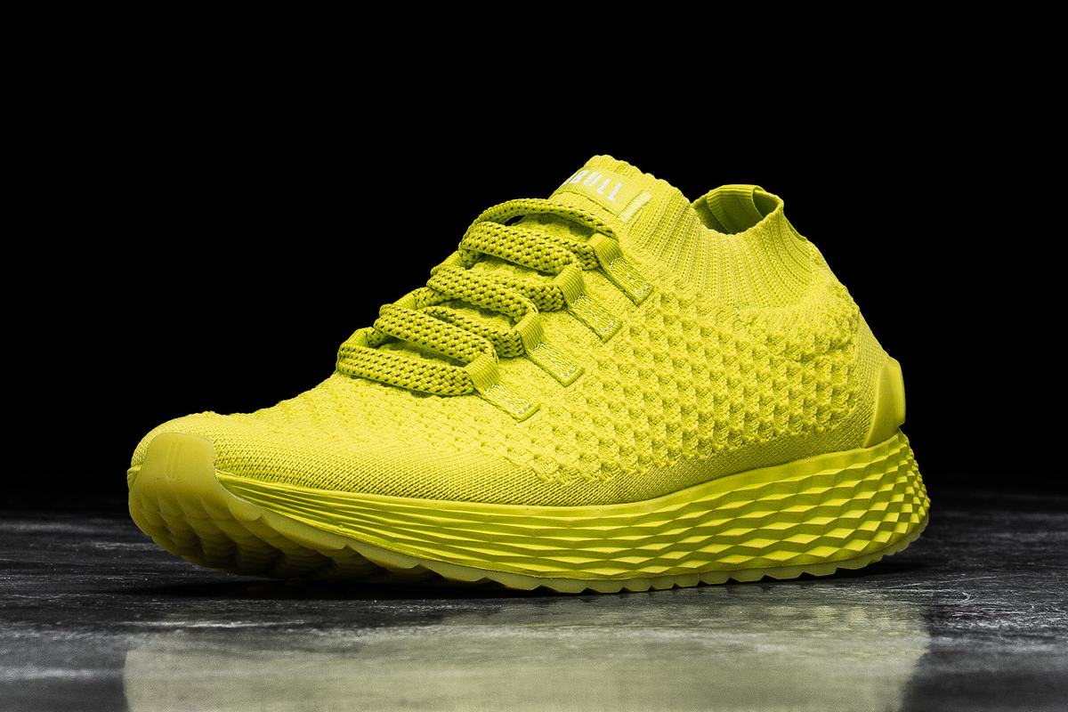 Chaussures Running Nobull Neon Knit Runner Homme Vert Clair | DU4279183