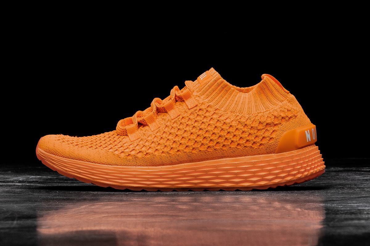 Chaussures Running Nobull Neon Knit Runner Homme Orange | ED3126509