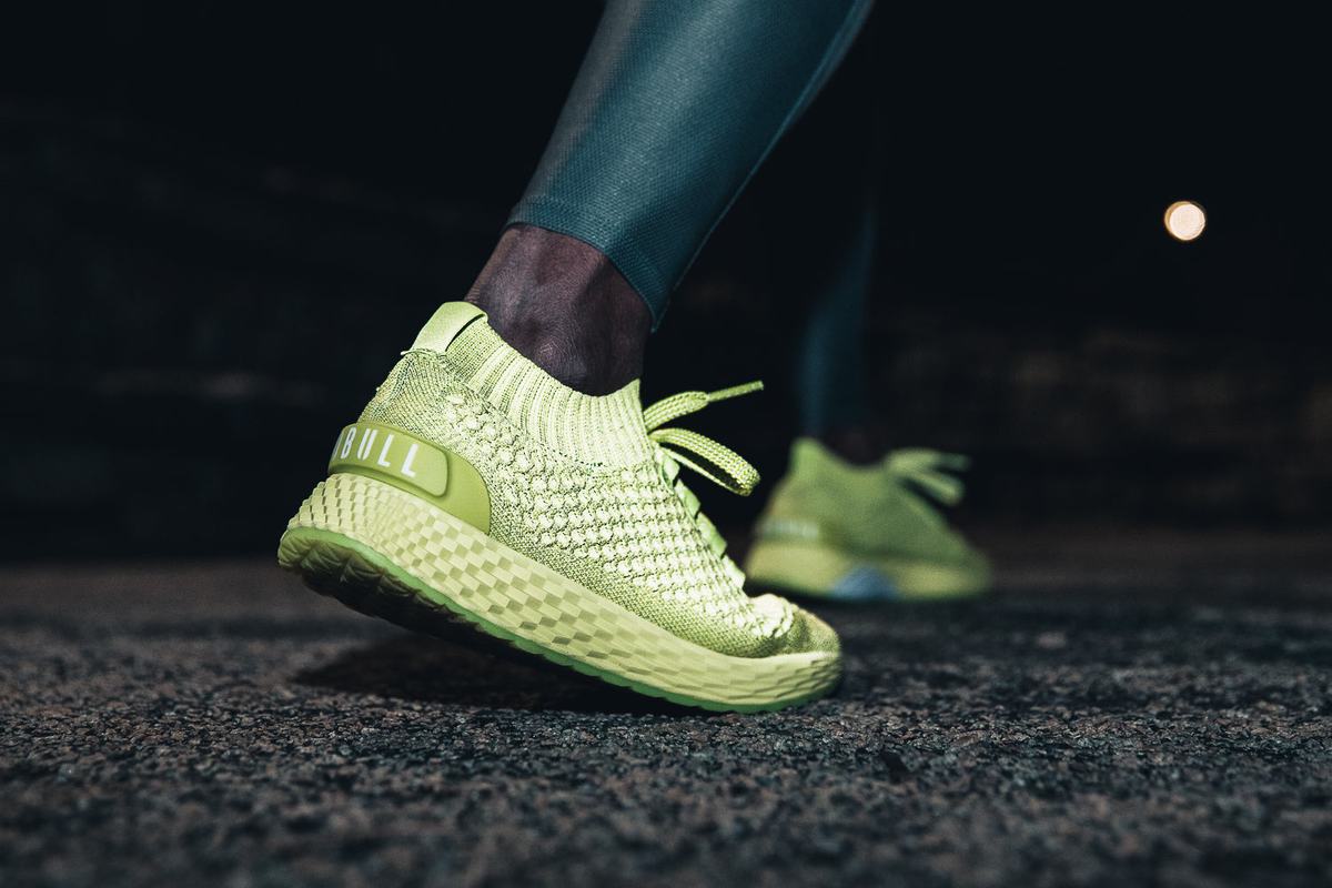 Chaussures Running Nobull Neon Knit Runner Homme Vert Clair | VQ2196374