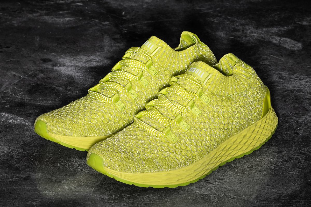 Chaussures Running Nobull Neon Knit Runner Homme Vert Clair | VQ2196374