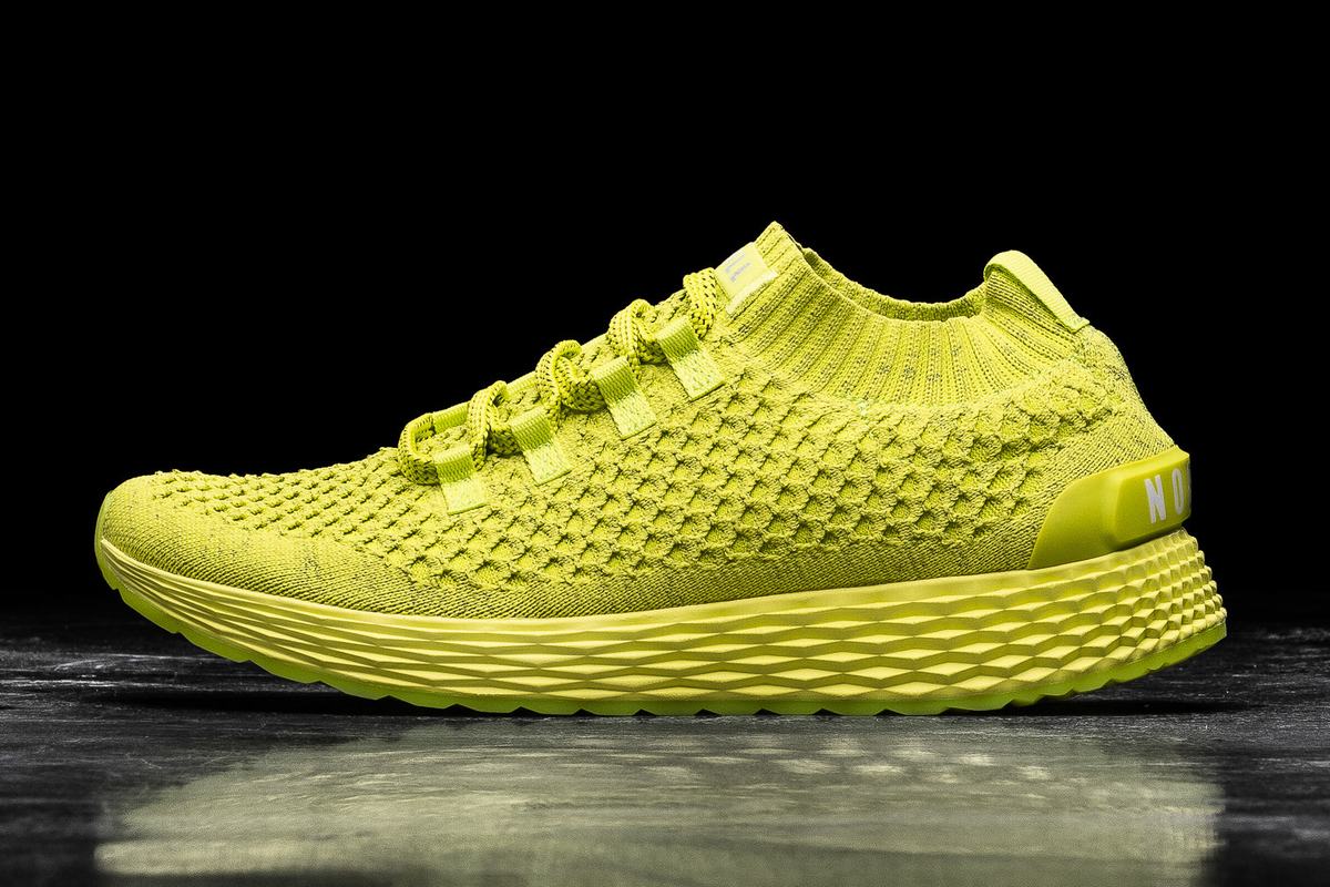 Chaussures Running Nobull Neon Knit Runner Homme Vert Clair | VQ2196374
