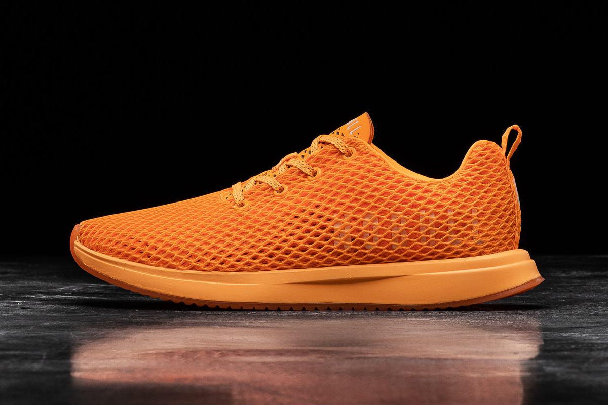 Chaussures Running Nobull Neon Mesh Runner Homme Orange | OB8960432