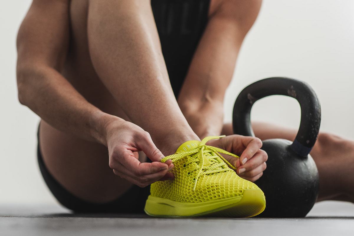 Chaussures Running Nobull Neon Mesh Runner Femme Vert Clair | OG0192586