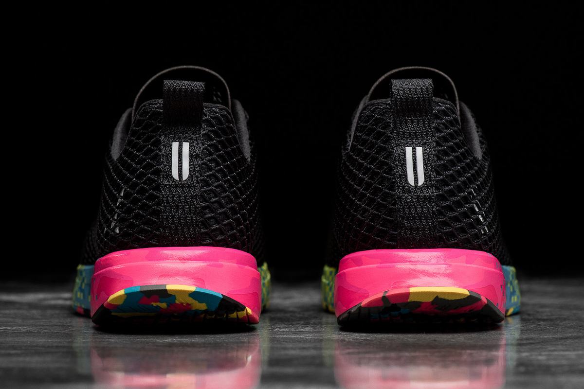 Chaussures Running Nobull Neon Mesh Runner Homme Noir | RD1376829