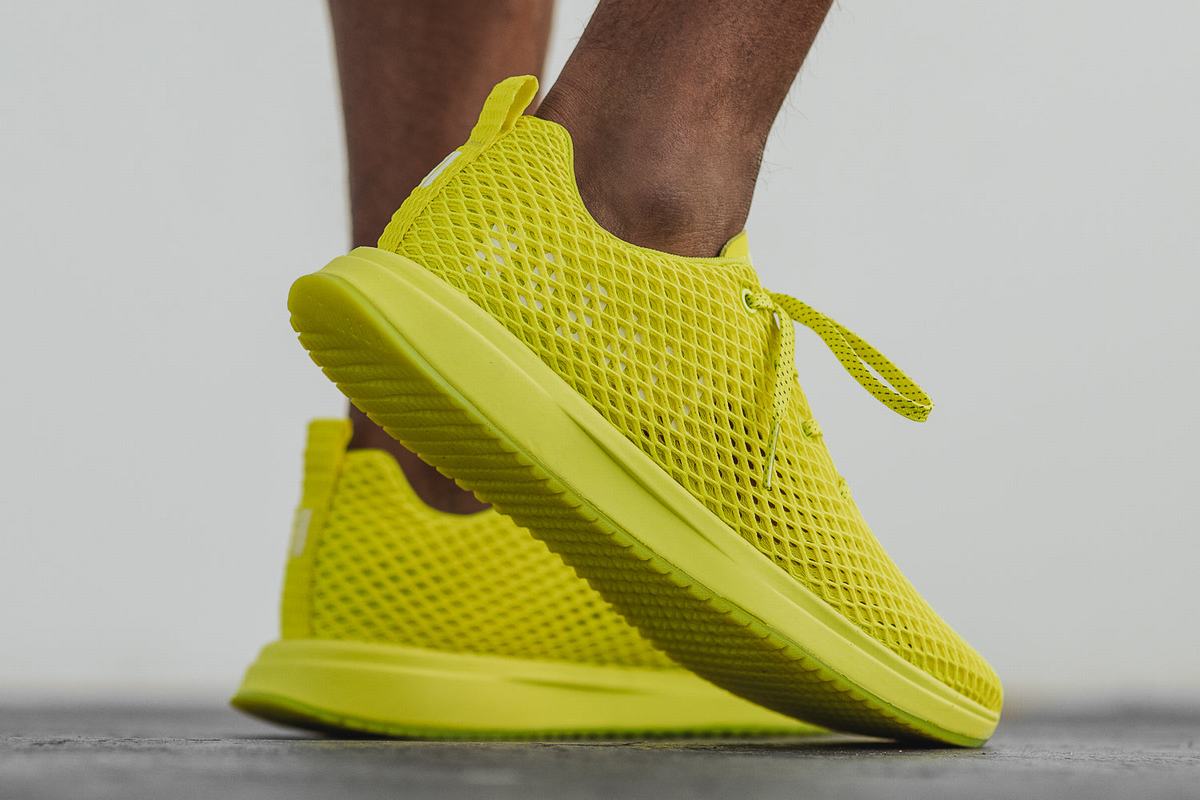 Chaussures Running Nobull Neon Mesh Runner Homme Vert Clair | WB0723845