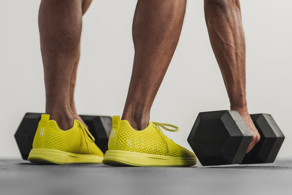 Chaussures Running Nobull Neon Mesh Runner Homme Vert Clair | WB0723845