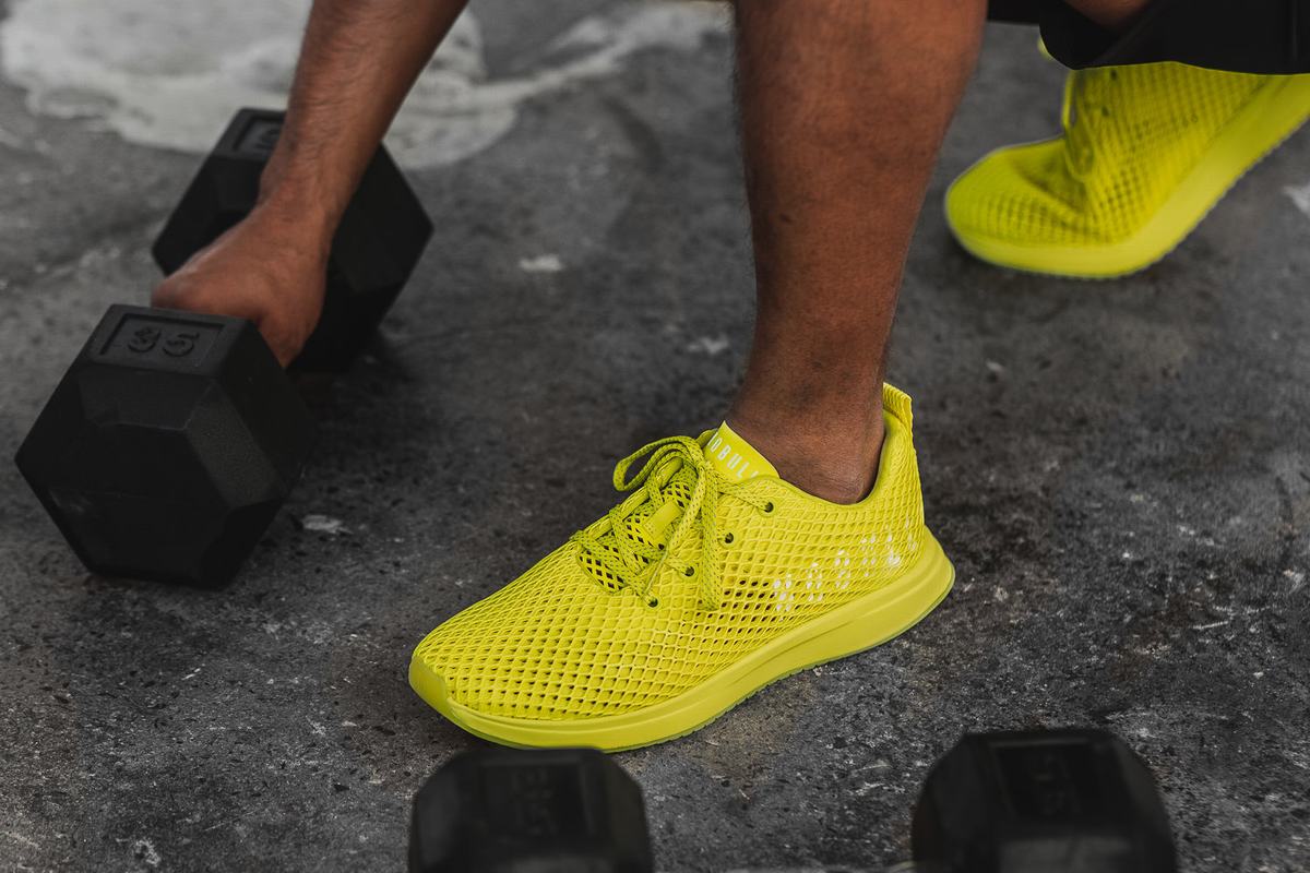 Chaussures Running Nobull Neon Mesh Runner Homme Vert Clair | WB0723845