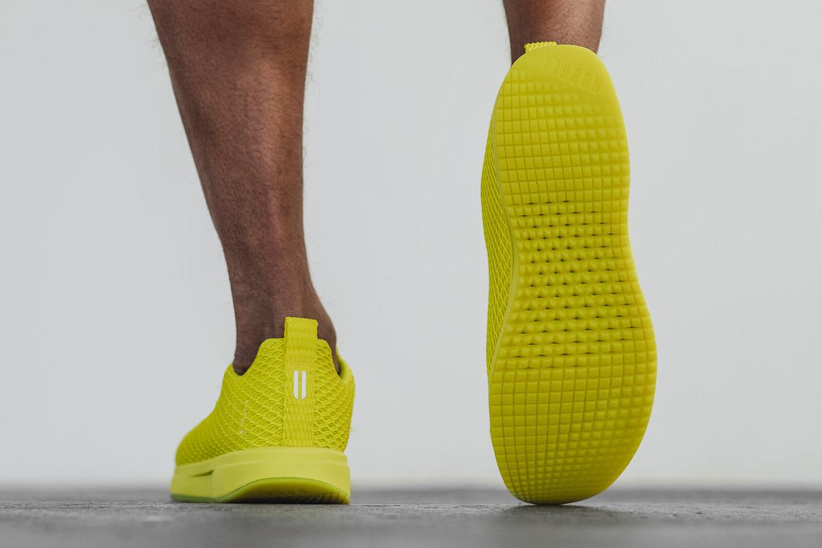 Chaussures Running Nobull Neon Mesh Runner Homme Vert Clair | WB0723845