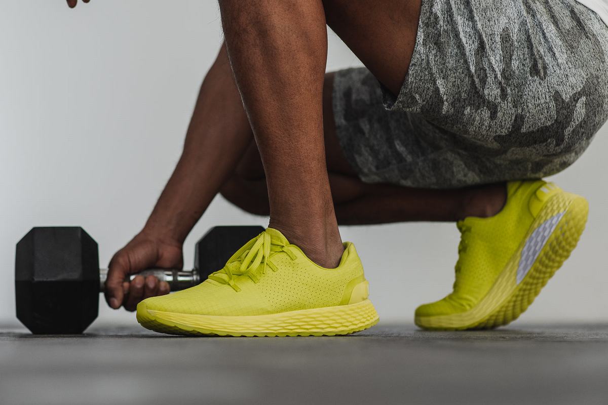 Chaussures Running Nobull Neon Ripstop Runner Homme Vert Clair | AO9704561