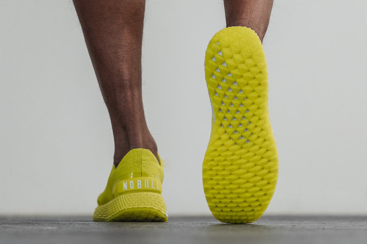 Chaussures Running Nobull Neon Ripstop Runner Homme Vert Clair | AO9704561
