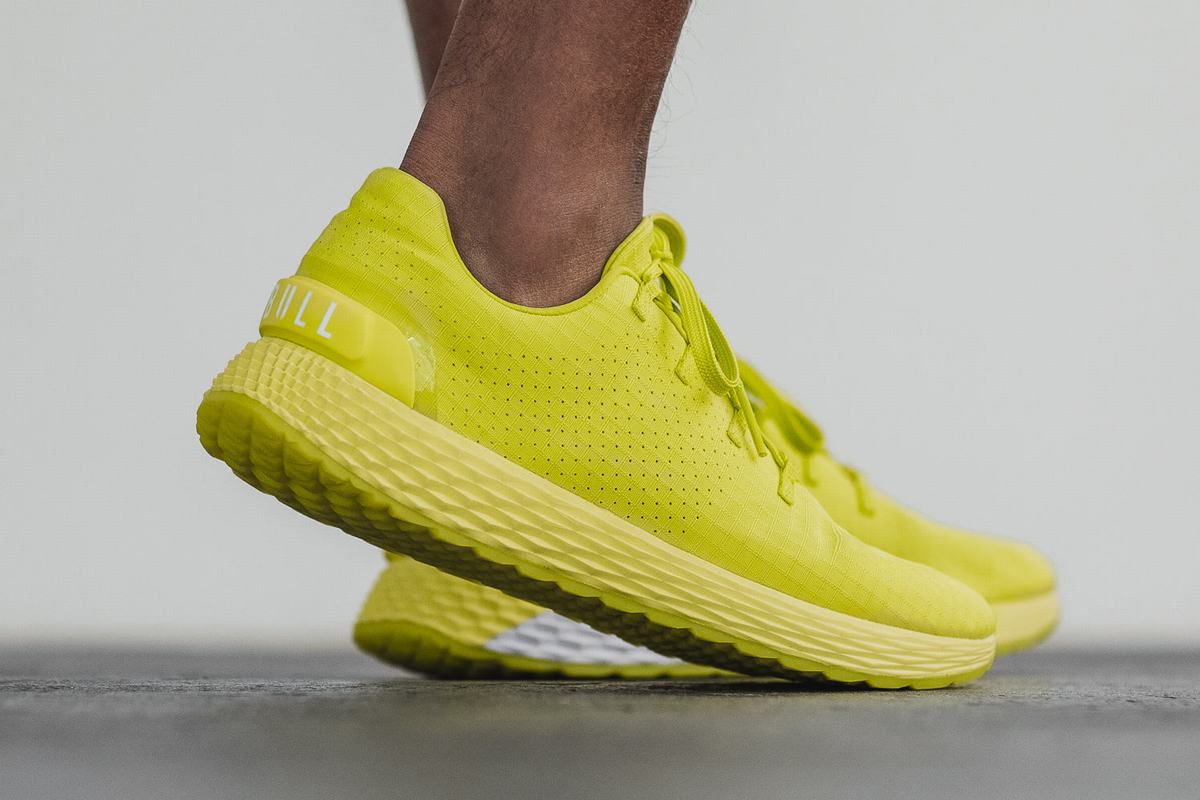 Chaussures Running Nobull Neon Ripstop Runner Homme Vert Clair | AO9704561