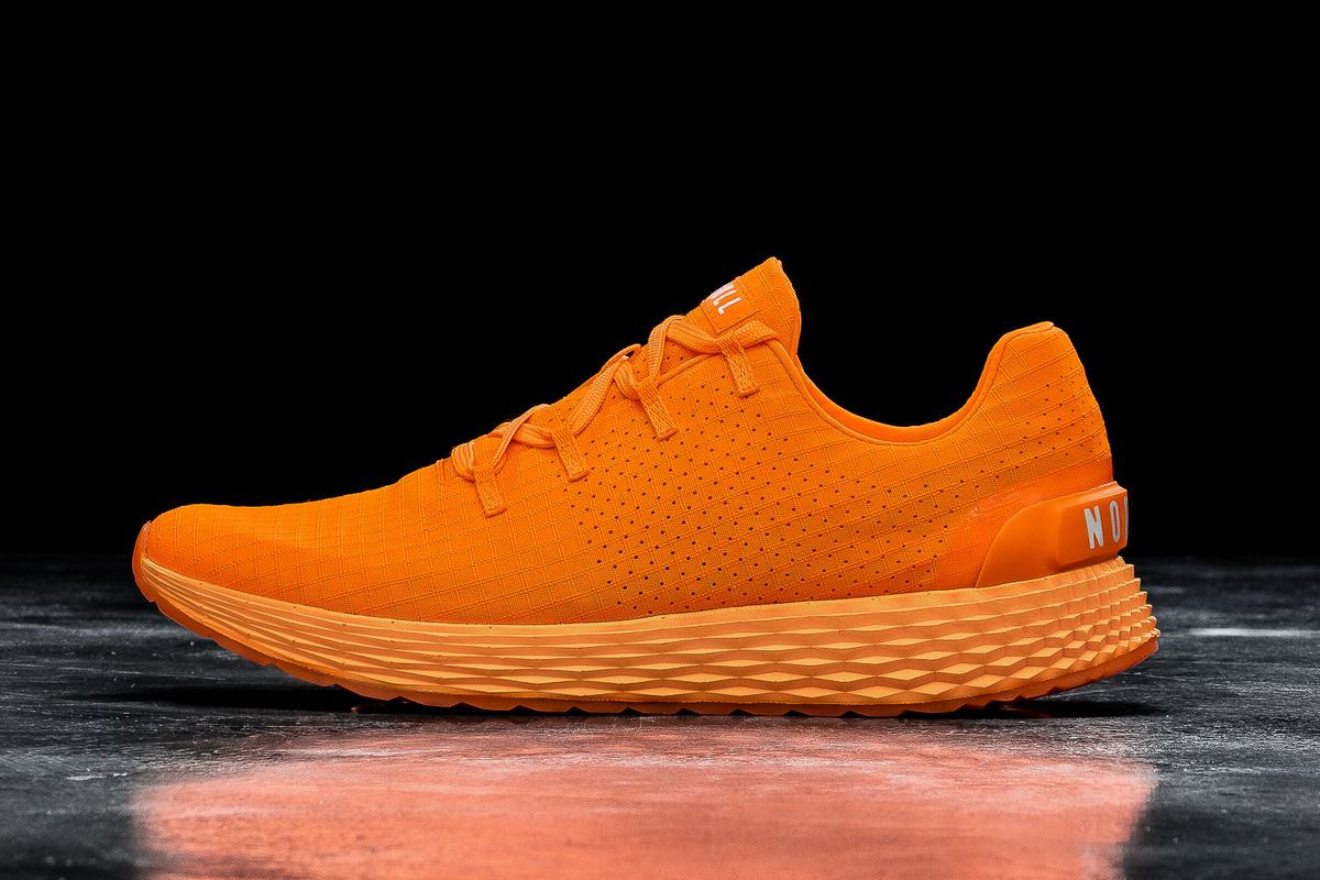 Chaussures Running Nobull Neon Ripstop Runner Femme Orange | FZ6370941